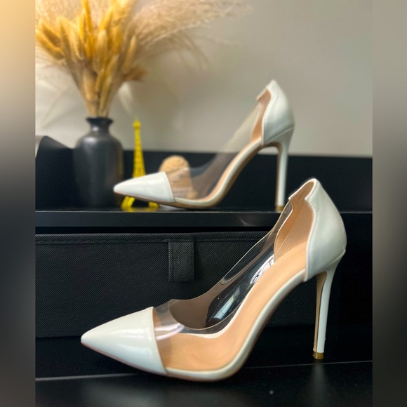 White high heels shoe for women, perfect for your special occasions - Picture 2 of 5
